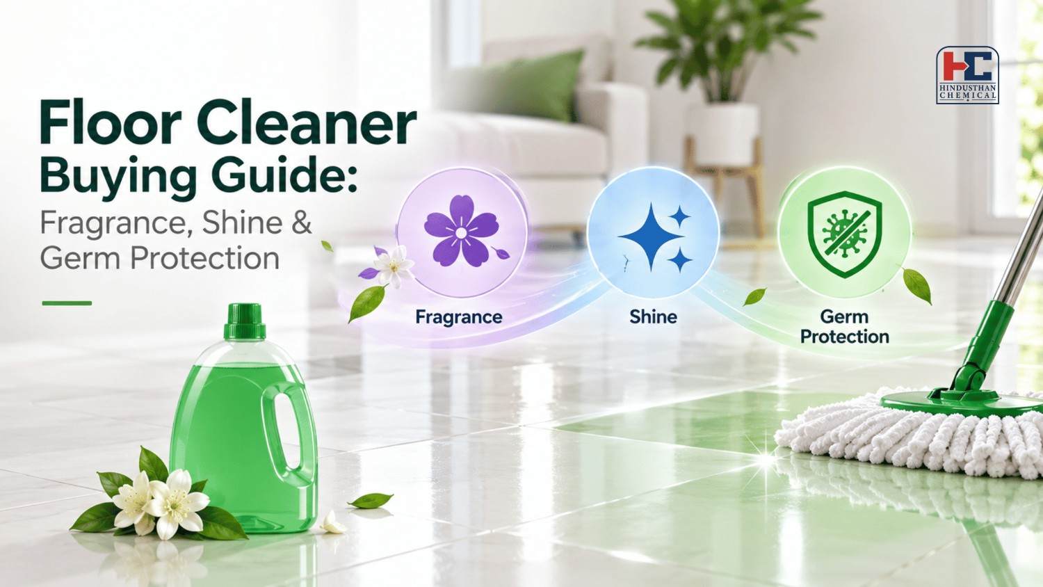 Buying Guide of Best Floor Cleaner Liquid in India: Fragrance, Shine & Germ Protection